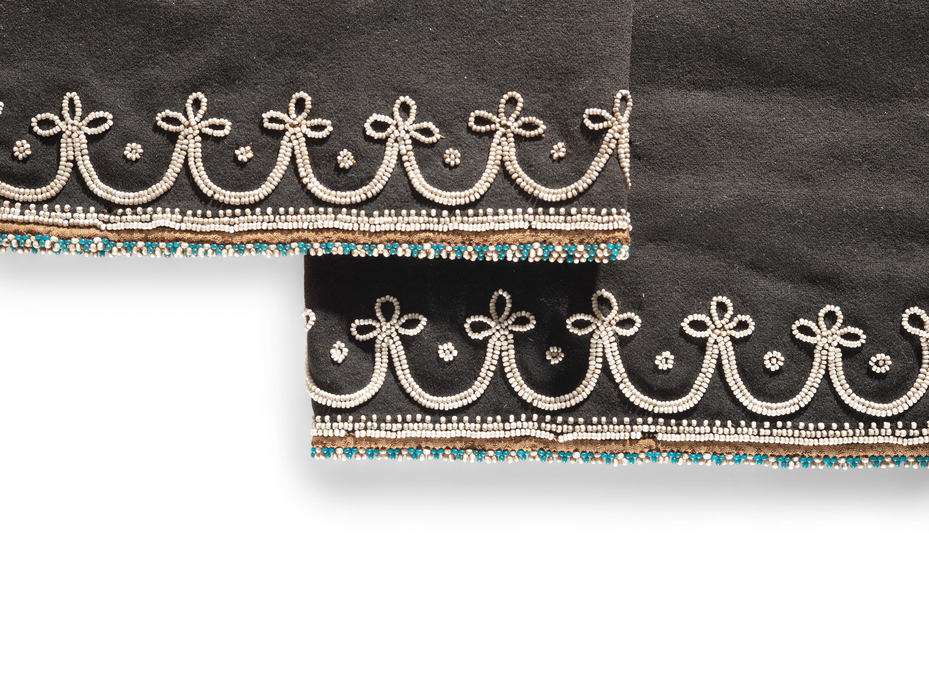 Cree Beaded Wool Leggings