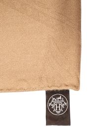 Hermès Cashmere/Silk Scarf with Fringe