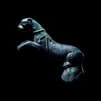 A Roman Bronze Panther Applique