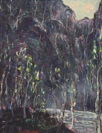 Ernest Lawson (American/Canadian, 1873-1939) - Treescape