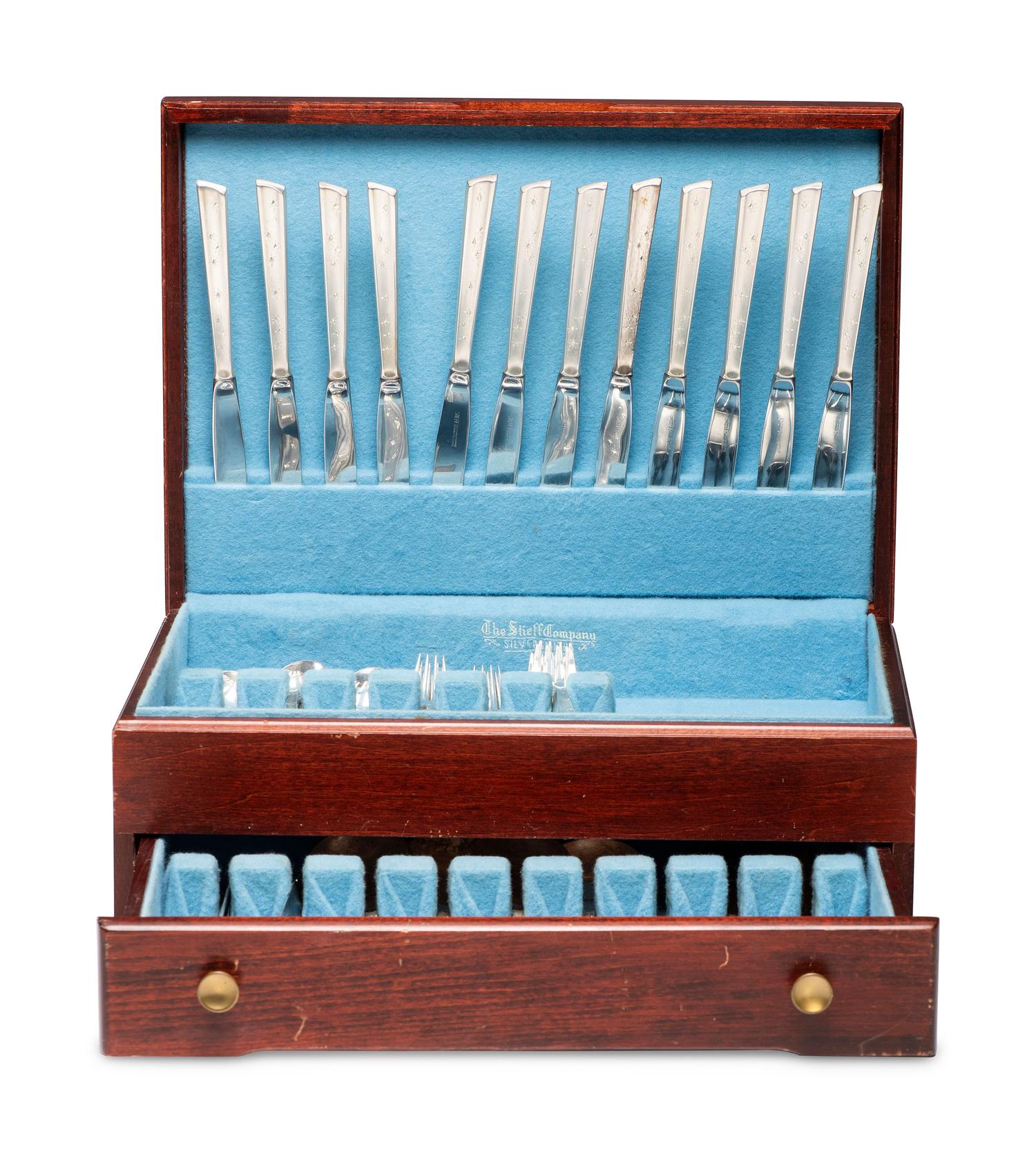 An American Silver Flatware Service