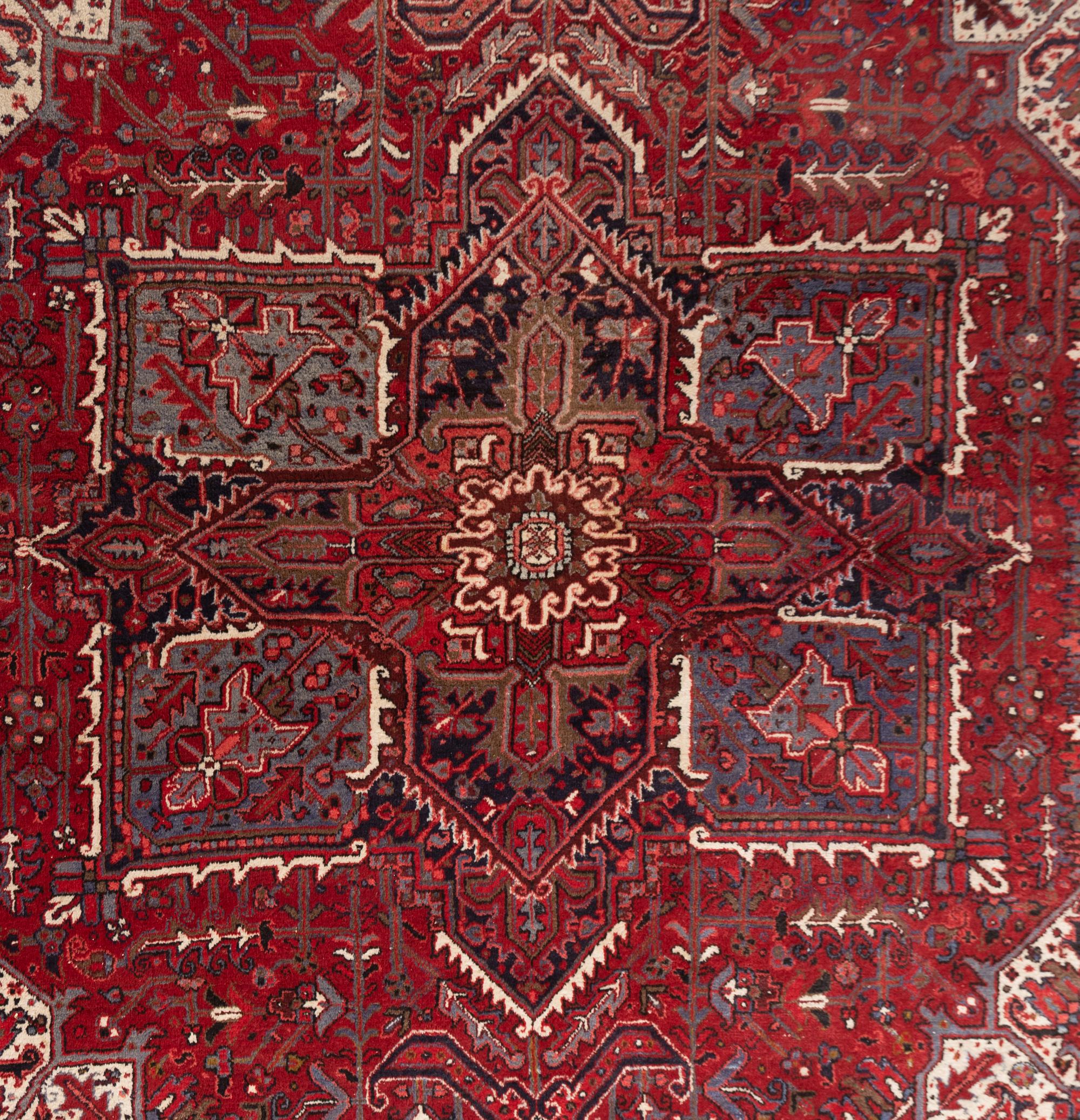 A Heriz Wool Rug