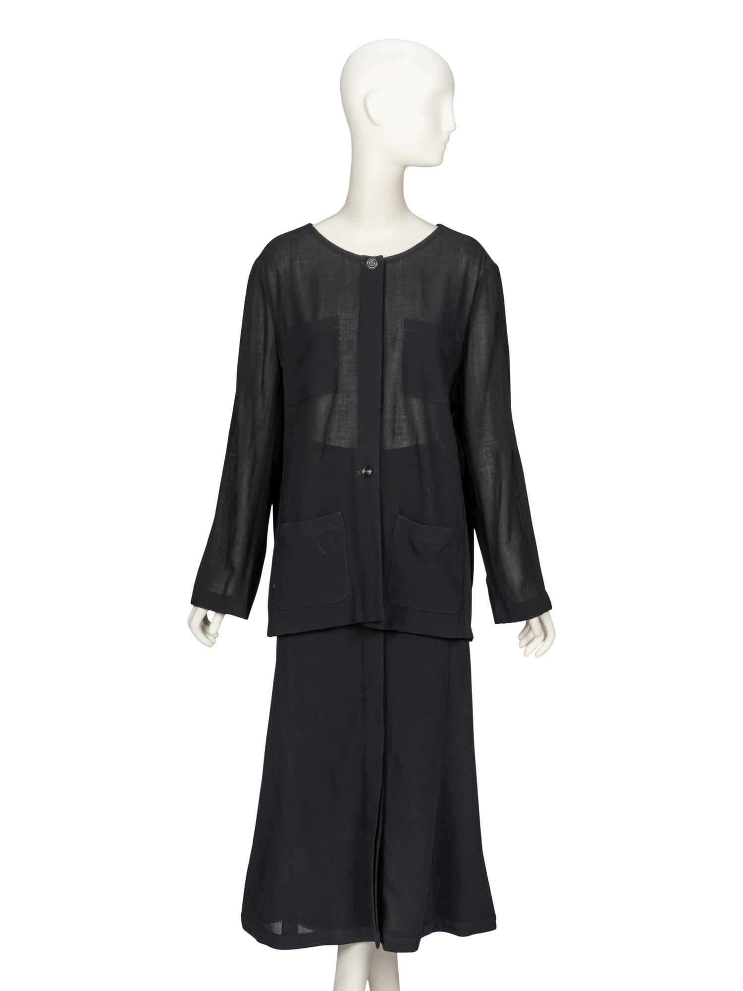 Chanel, Georgette Skirt Suit