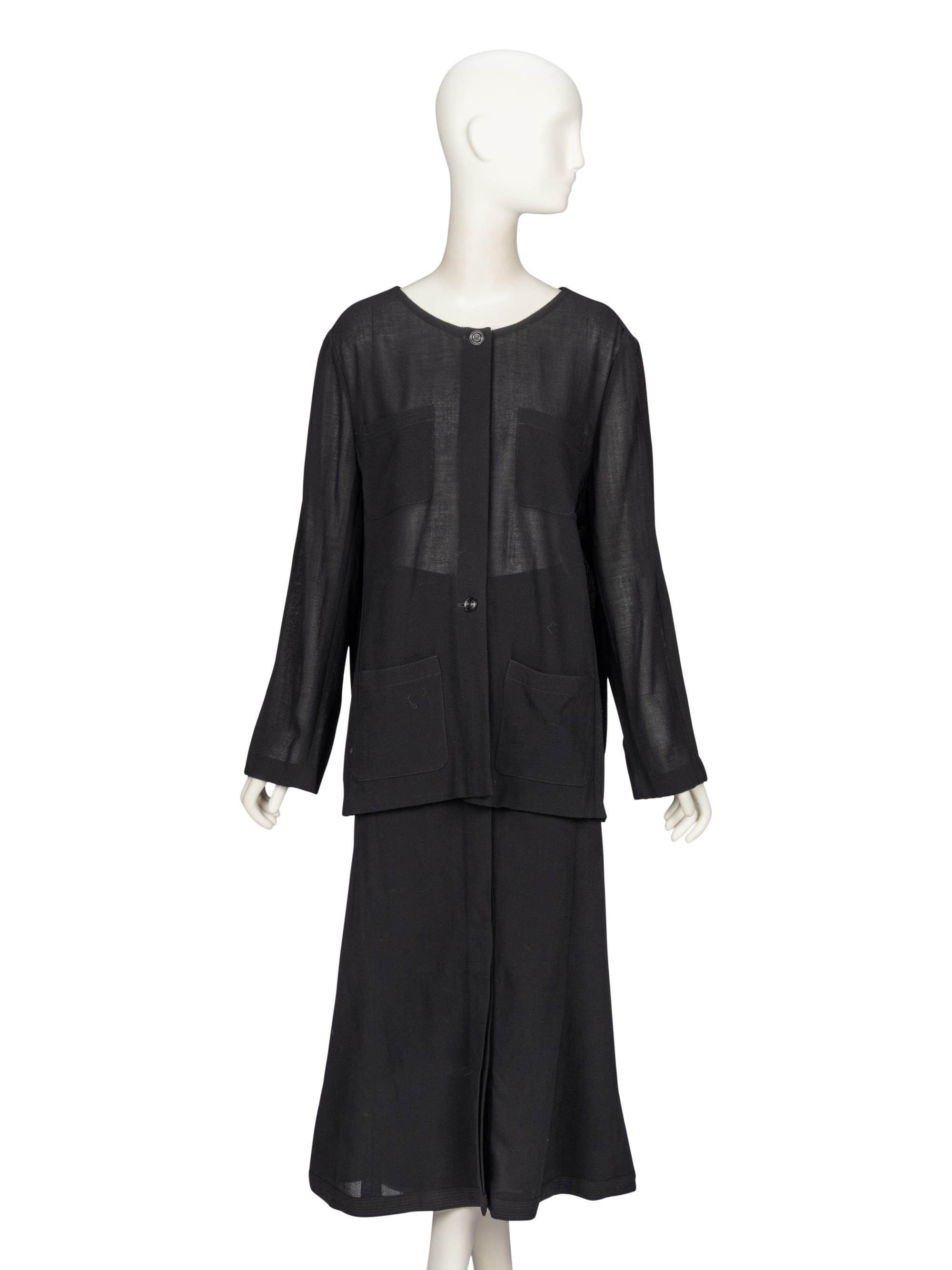 Chanel, Georgette Skirt Suit