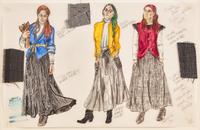 Costume Design for Fiddler on the Roof, 2018