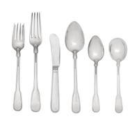 A Tiffany and Co. Hamilton Silver Flatware Service