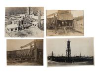 [MINING]. A group of approx. 80 RPPCs & photographs of mining and oil drilling.