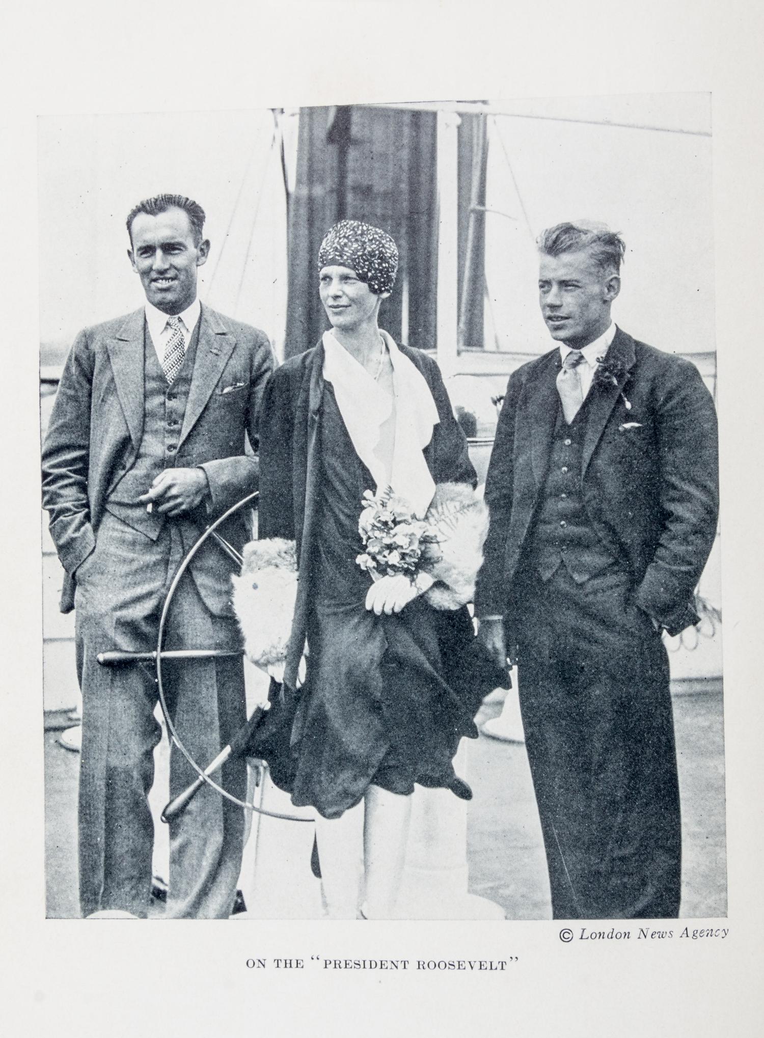 Earhart, Amelia. 20 hrs. 40 mins. New York, 1928.