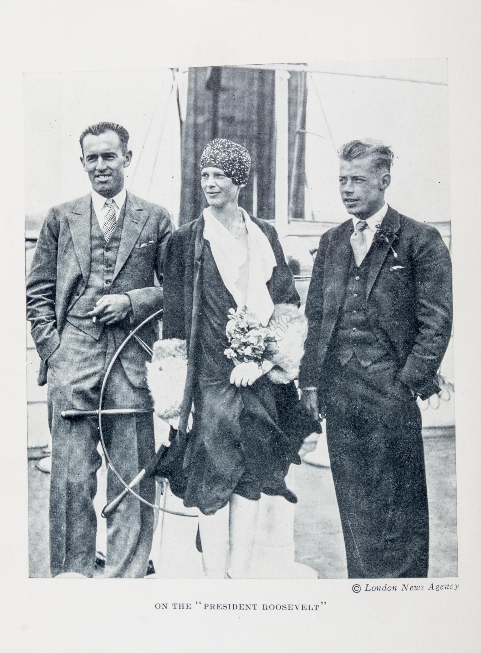 Earhart, Amelia. 20 hrs. 40 mins. New York, 1928.