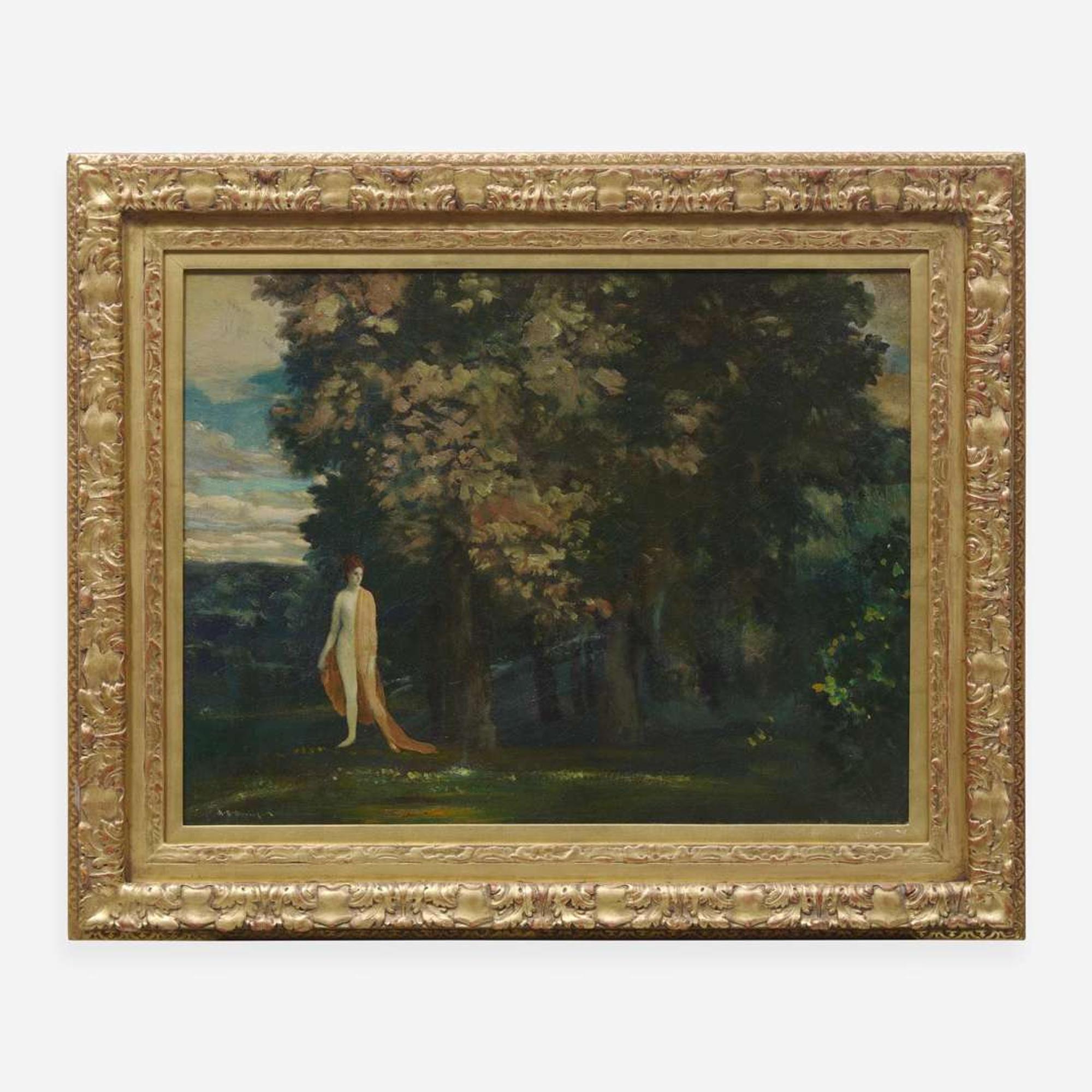 Arthur Bowen Davies (American, 1862-1928) Sylvan Idyll