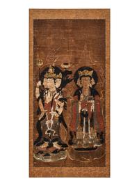 A Set of Six Japanese 'Buddhist' Paintings