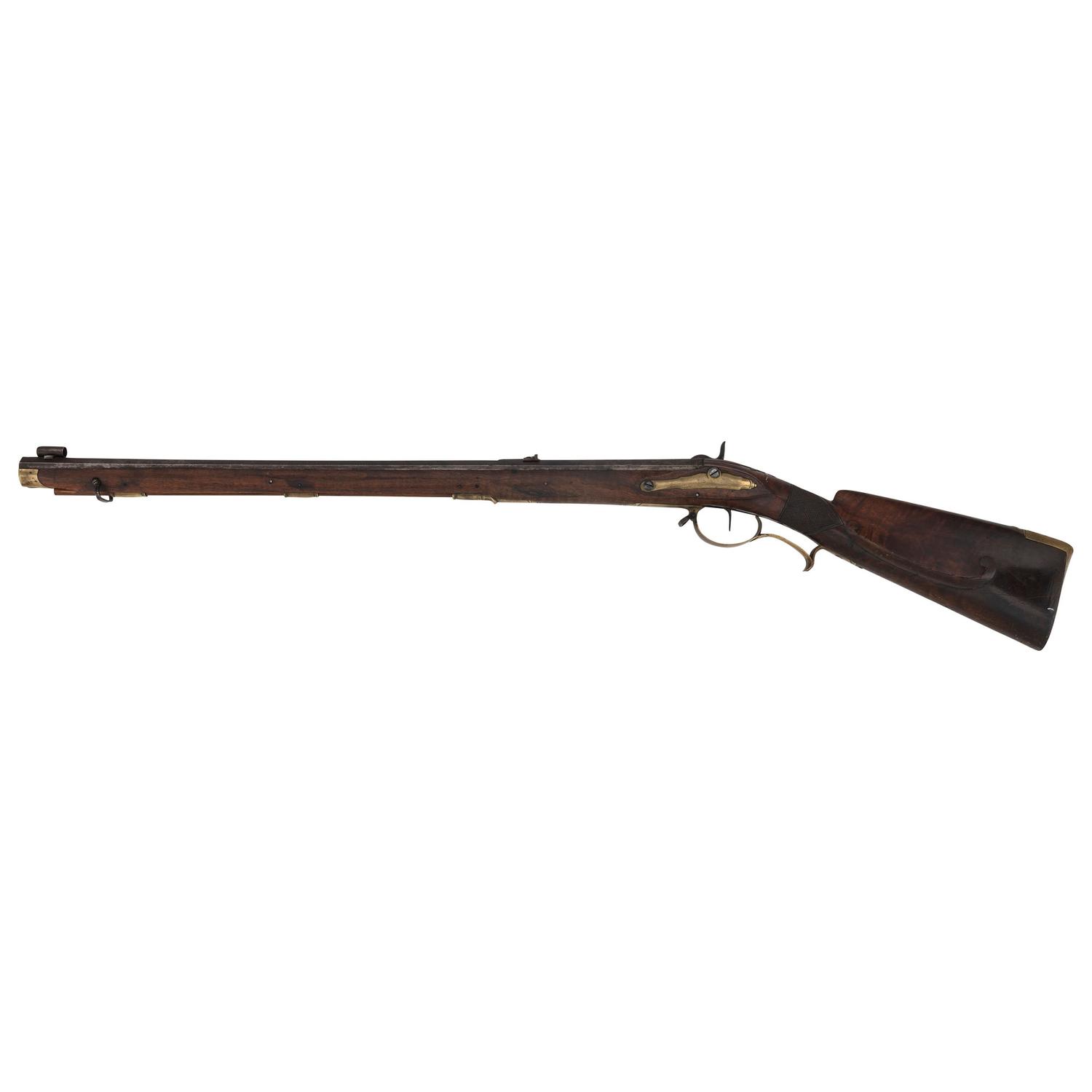 Late 18th/Early 19th Century Percussion Converted Jaeger Rifle by Johann Christian Paul Baetz of Nurnberg