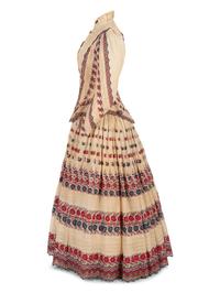 Two Cotton Day Dresses, 1870-80s