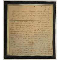 David Crockett's " Garden Spot of the World " Letter, Period Manuscript Copy Descended Directly in the Crockett Family