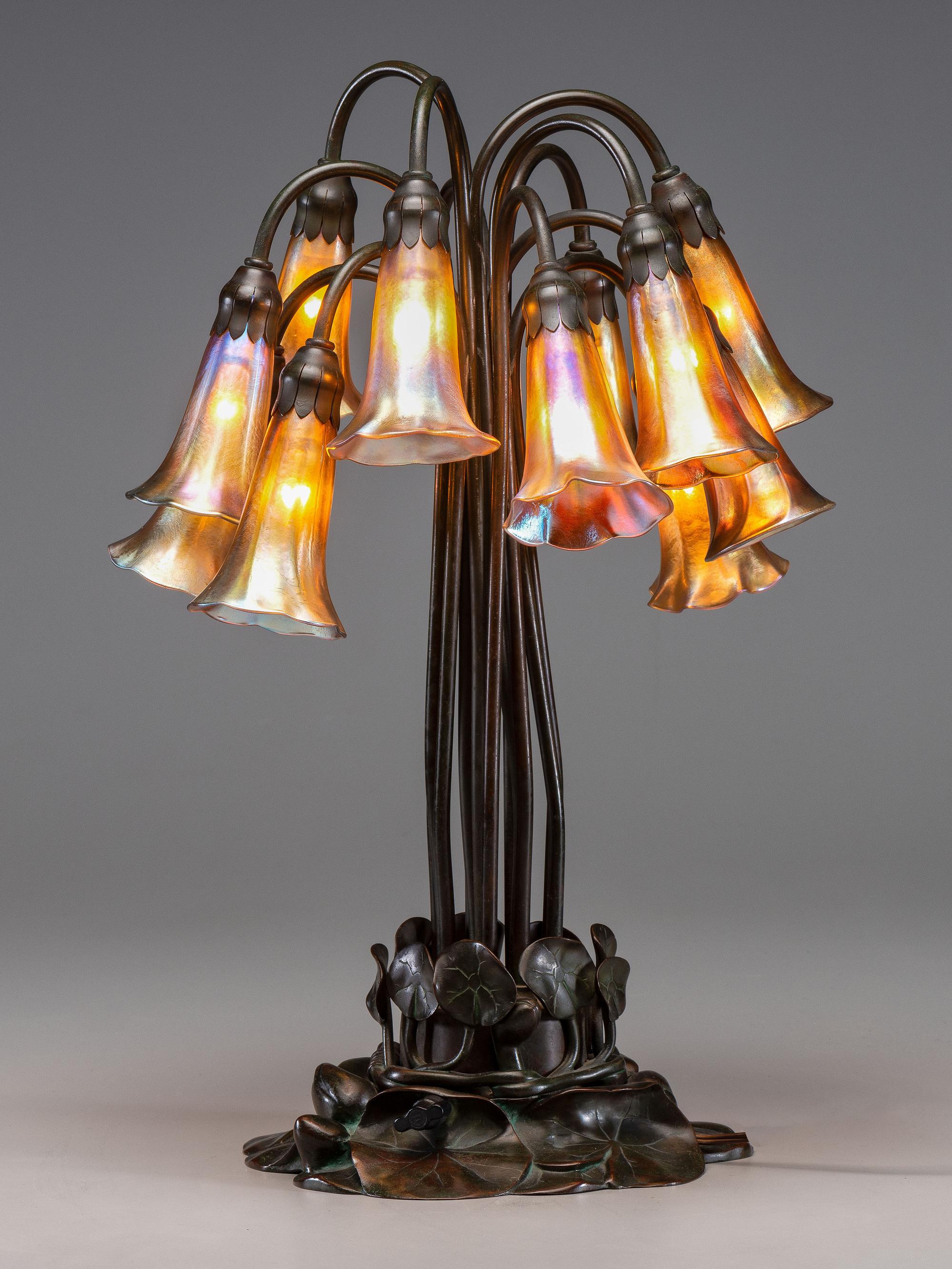 Twelve-Light Lily Table Lamp