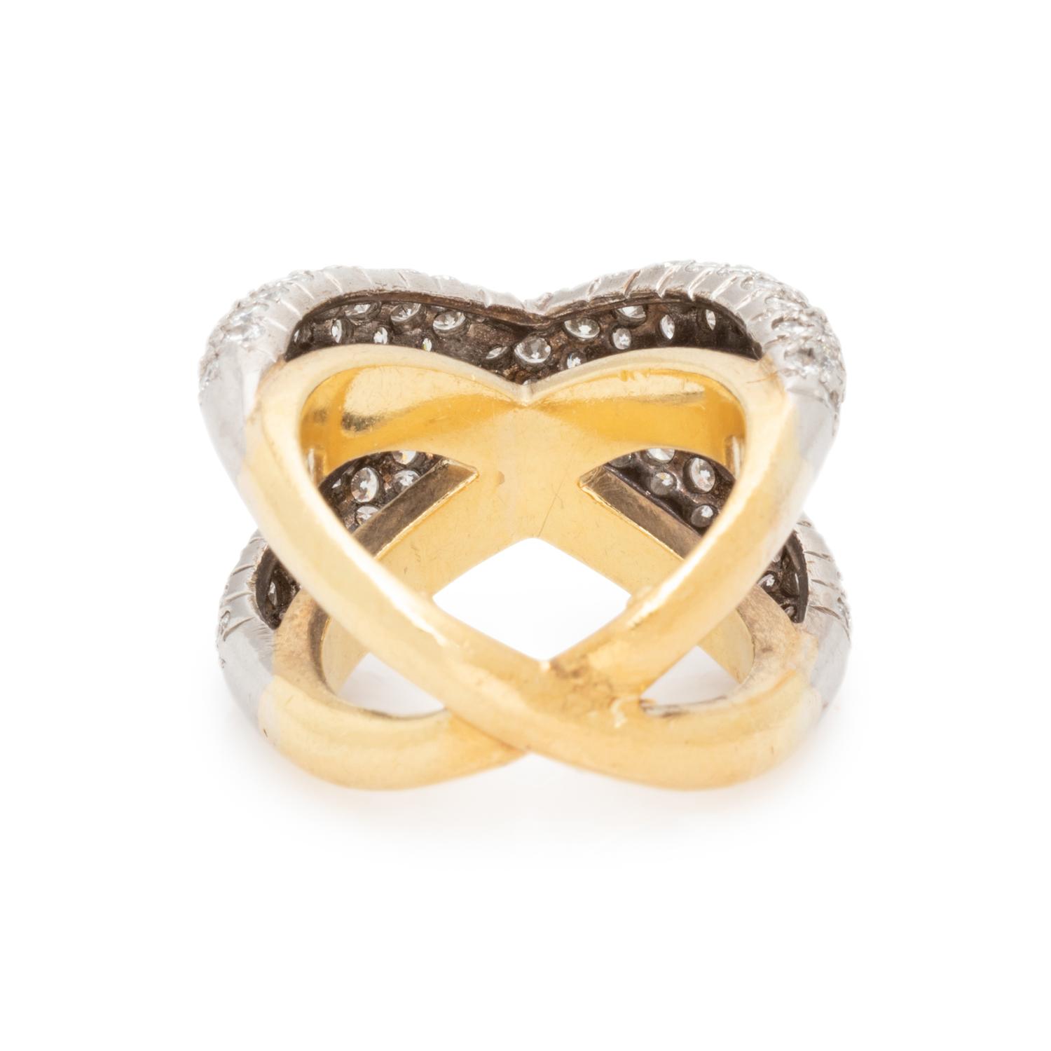 DIAMOND 'X' RING