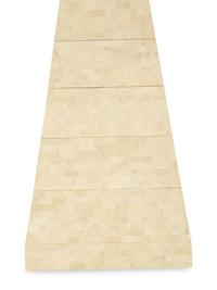 A Contemporary Tesselated Obelisk-Form Tall Chest of Drawers