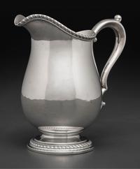 An American Silver Water Pitcher