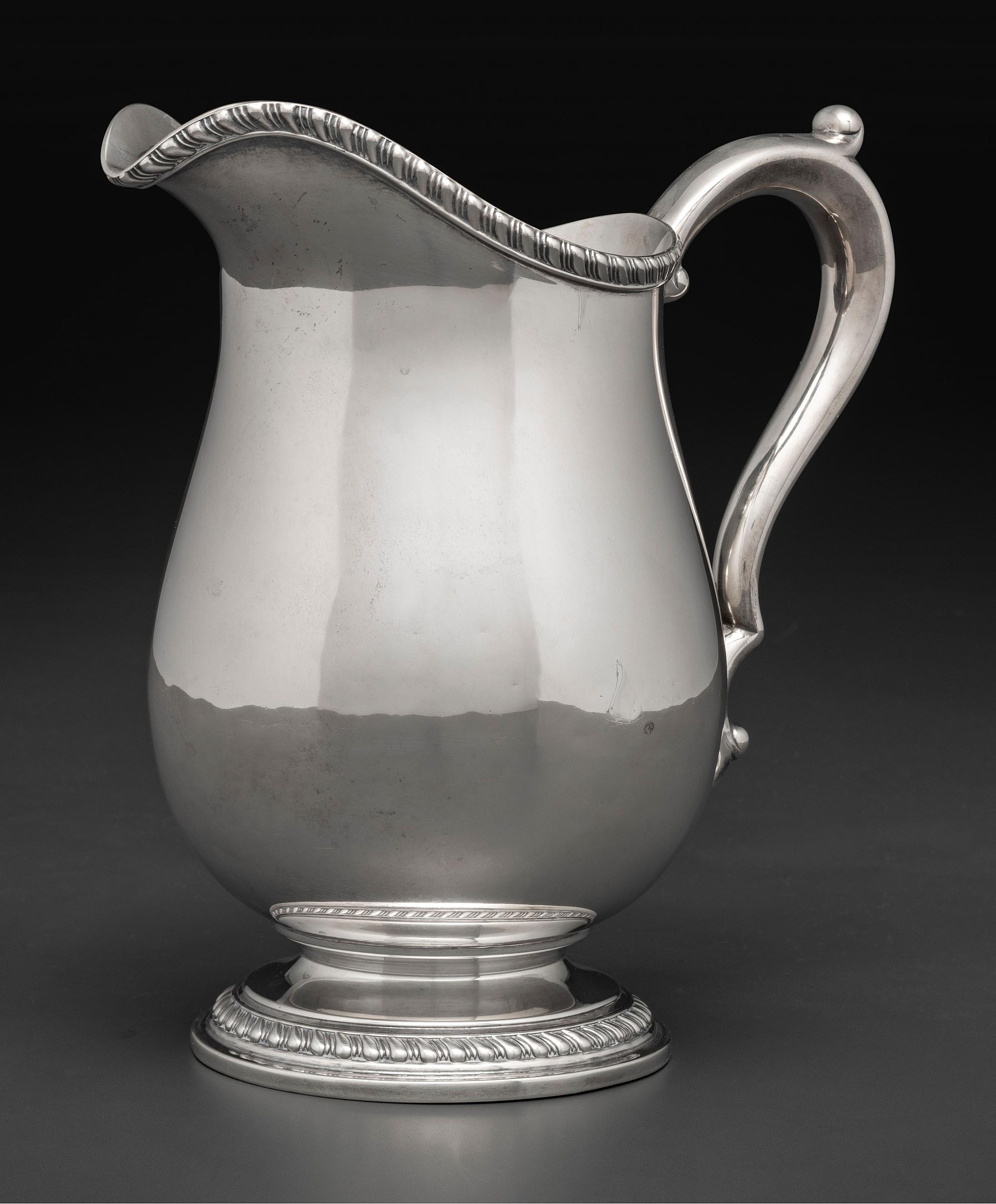 An American Silver Water Pitcher