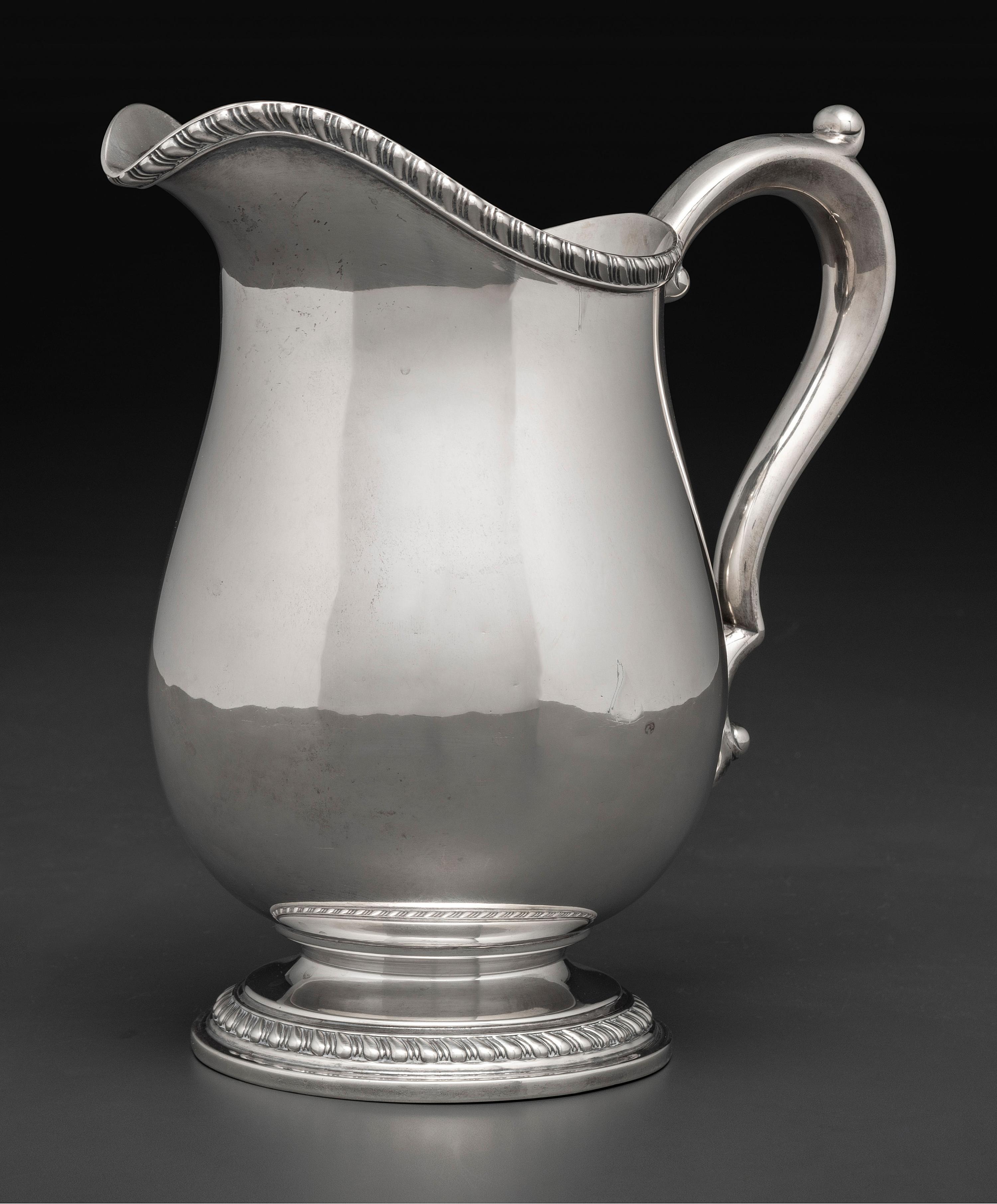 An American Silver Water Pitcher