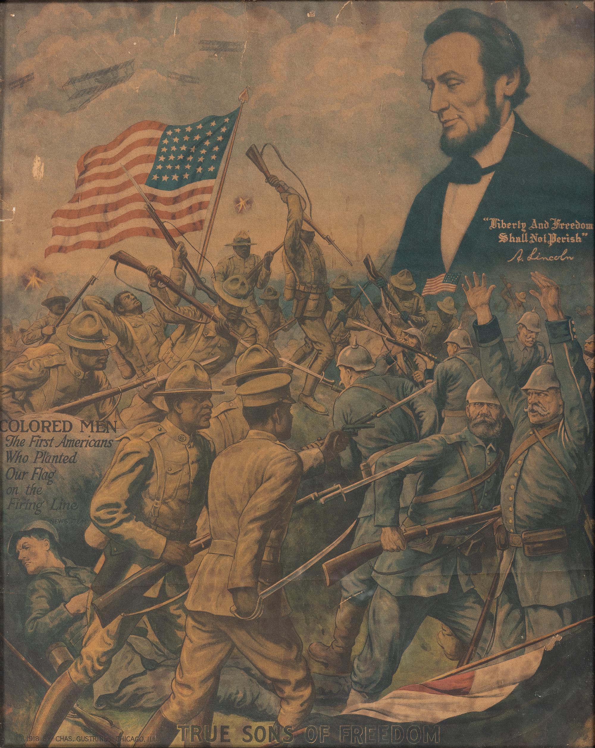 [WORLD WAR I]. True Sons of Freedom . Chicago: Charles Gustrine, 1918.