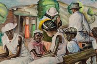 Family on Horse Drawn Cart