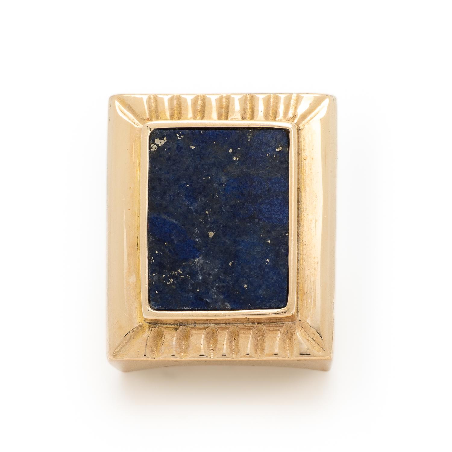 Lapis Lazuli and Yellow Gold Ring
