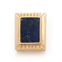 Lapis Lazuli and Yellow Gold Ring