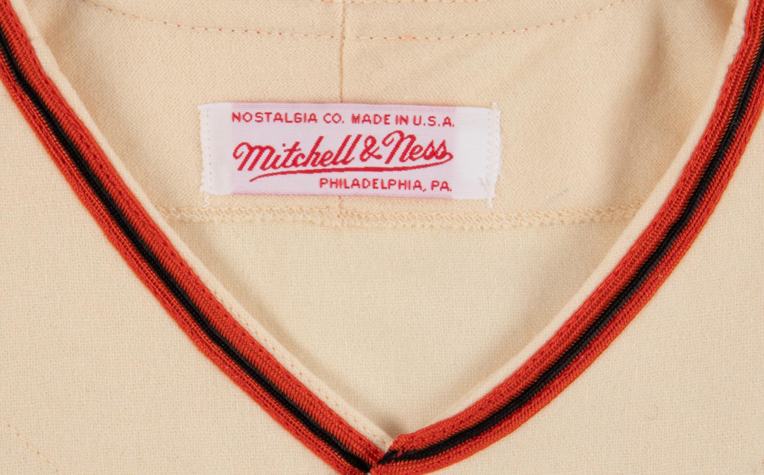A Willie Mays Signed New York Giants Jersey (Mitchell & Ness Cooperstown Collection),