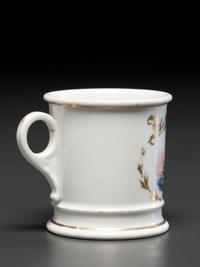 A Paddlewheel Boat Captain's Porcelain Occupational Shaving Mug