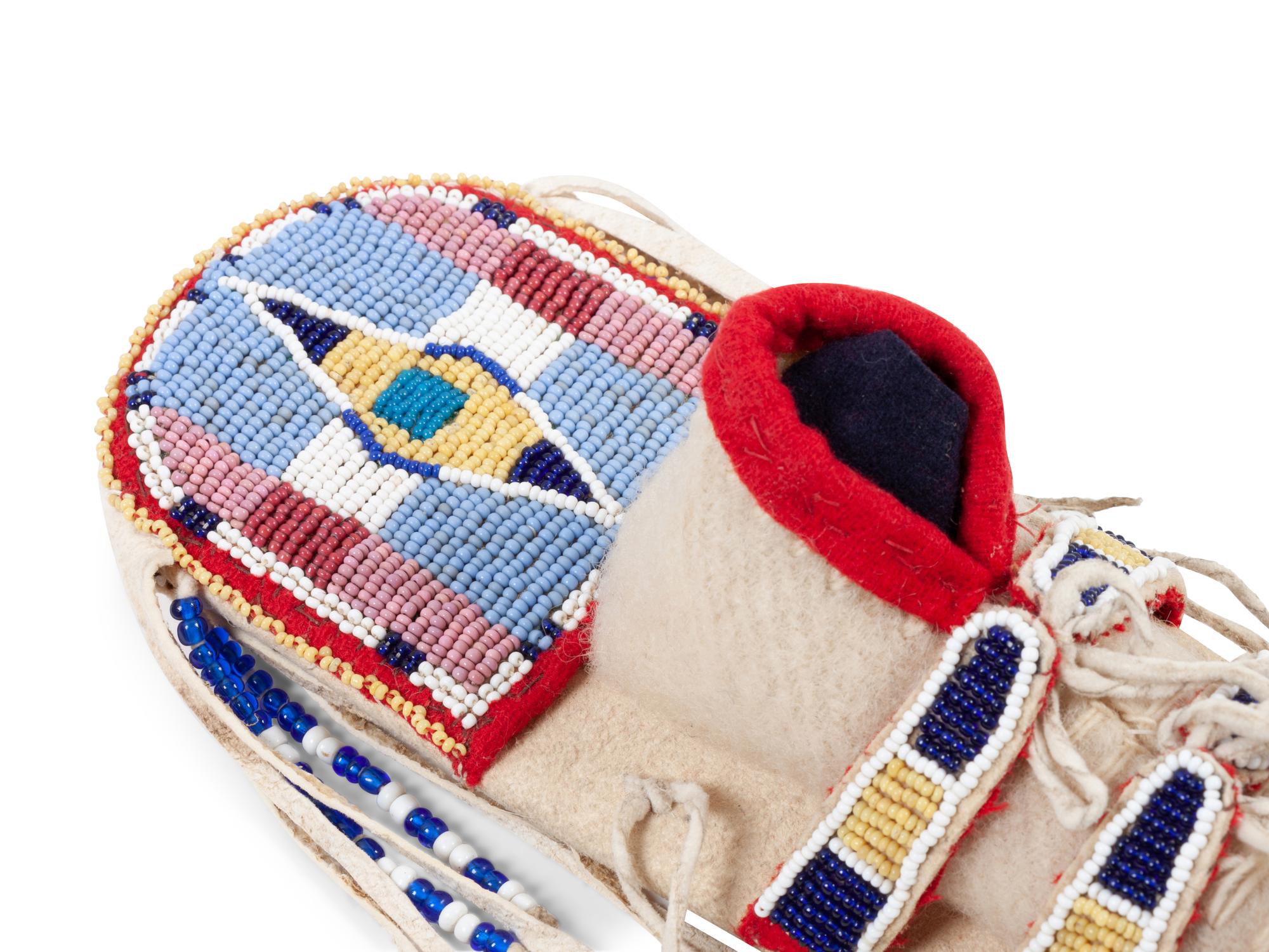 Apsáalooke Beaded Toy Cradles