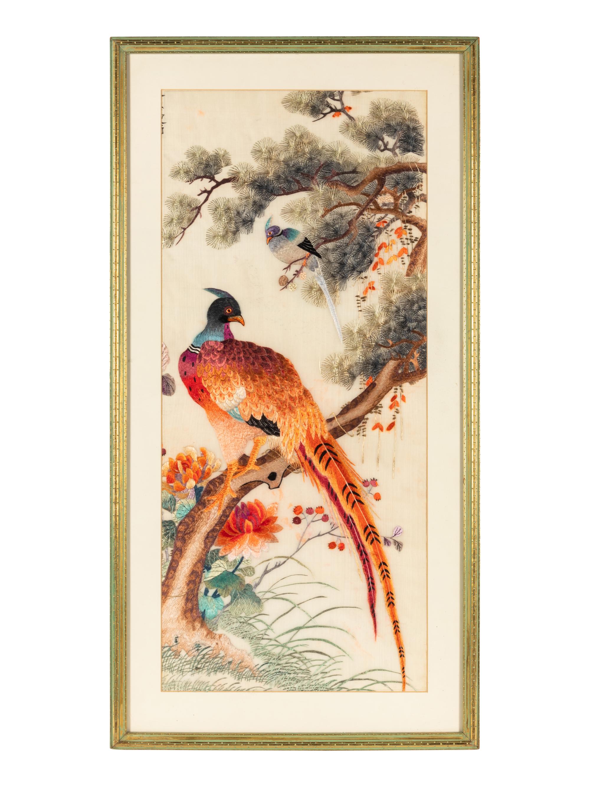 Seven Chinese Framed Wall Panels