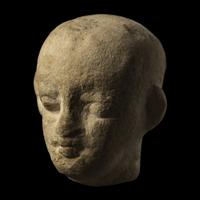 An Egyptian Limestone Head