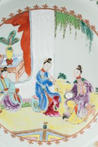 A Chinese Export Porcelain Plate