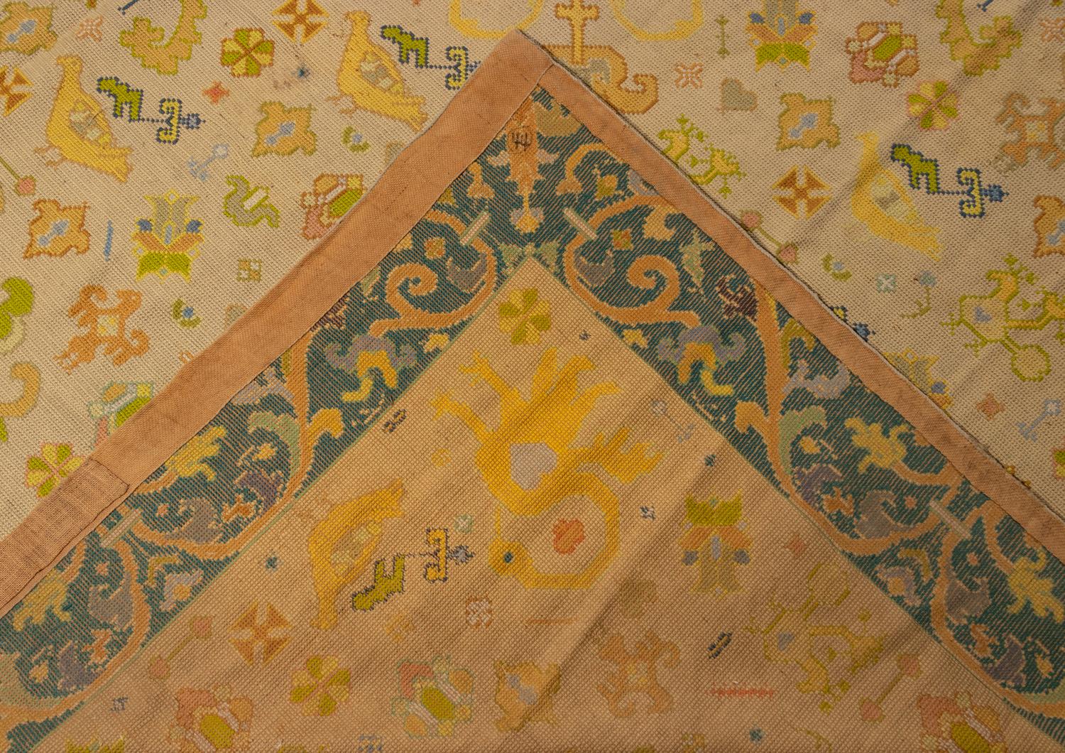 A Portuguese Needlepoint Rug
