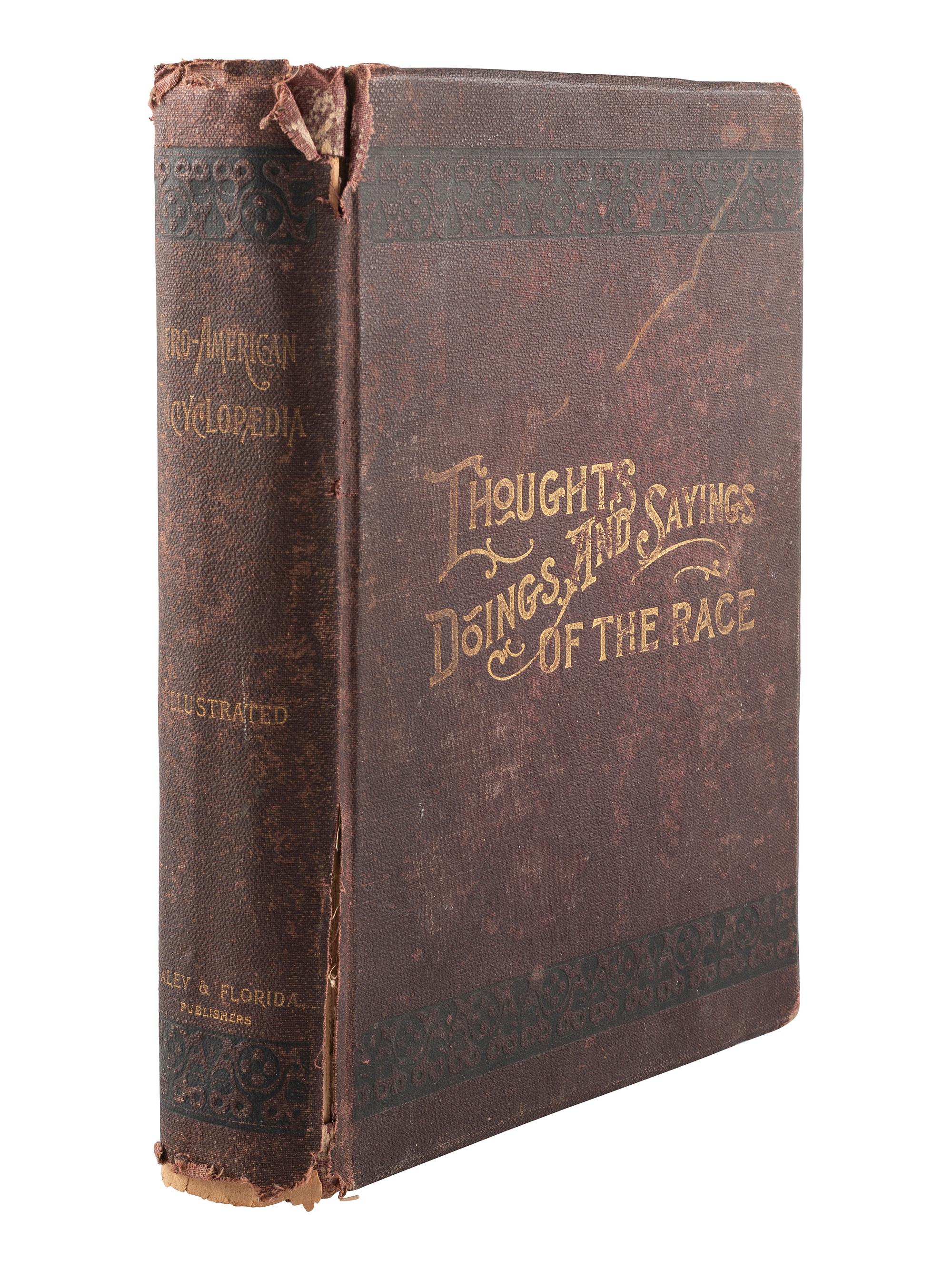 HALEY, James T. Afro-American Encyclopaedia. Nashville, Tenn: Haley & Florida, 1896.