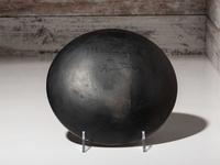 Blackware Pottery Bowl with Gunmetal Finish, 1943-1956