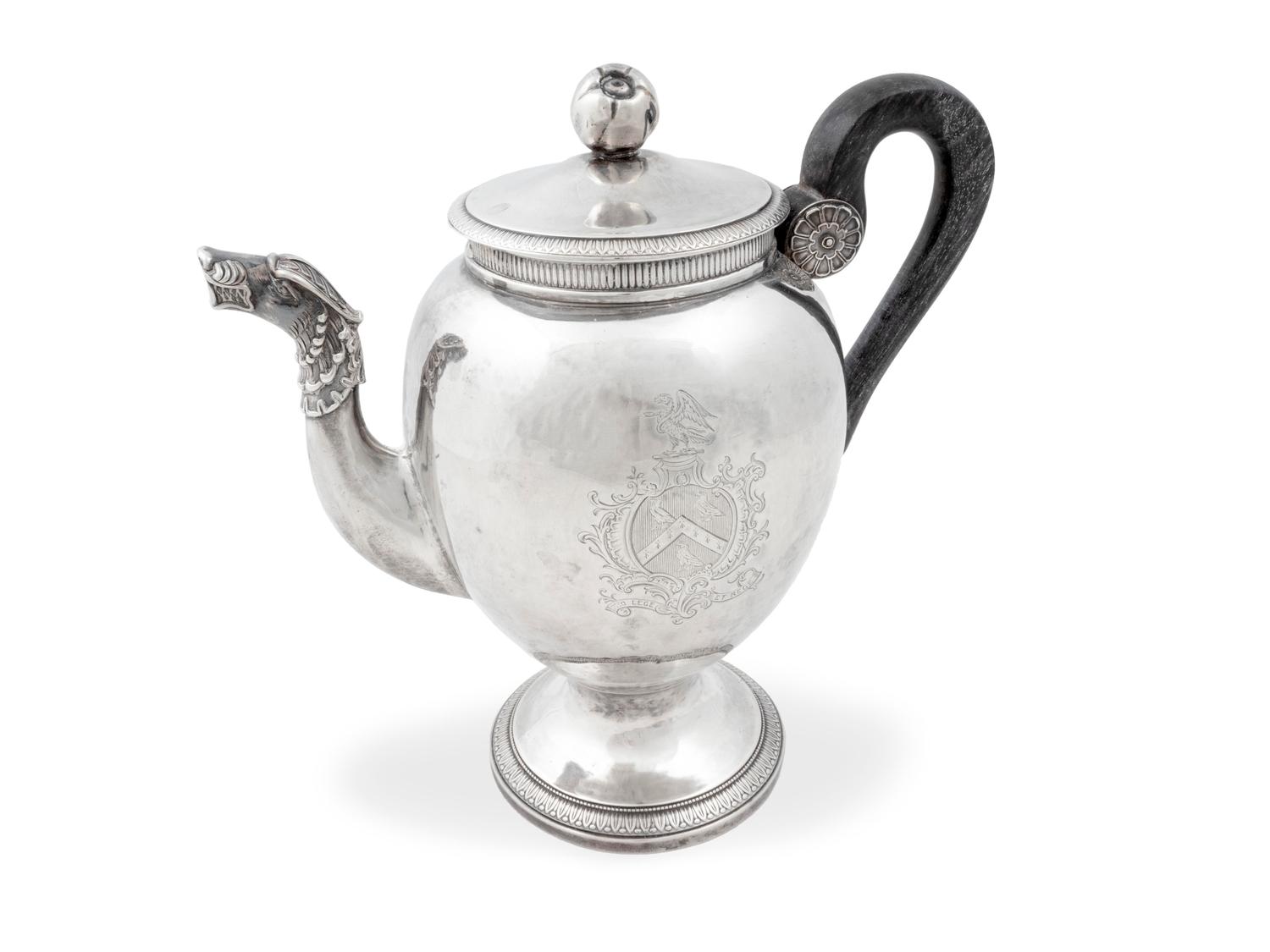 An Empire Silver Coffee Pot — French, Early 19th Century