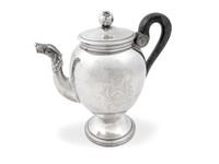 An Empire Silver Coffee Pot — French, Early 19th Century