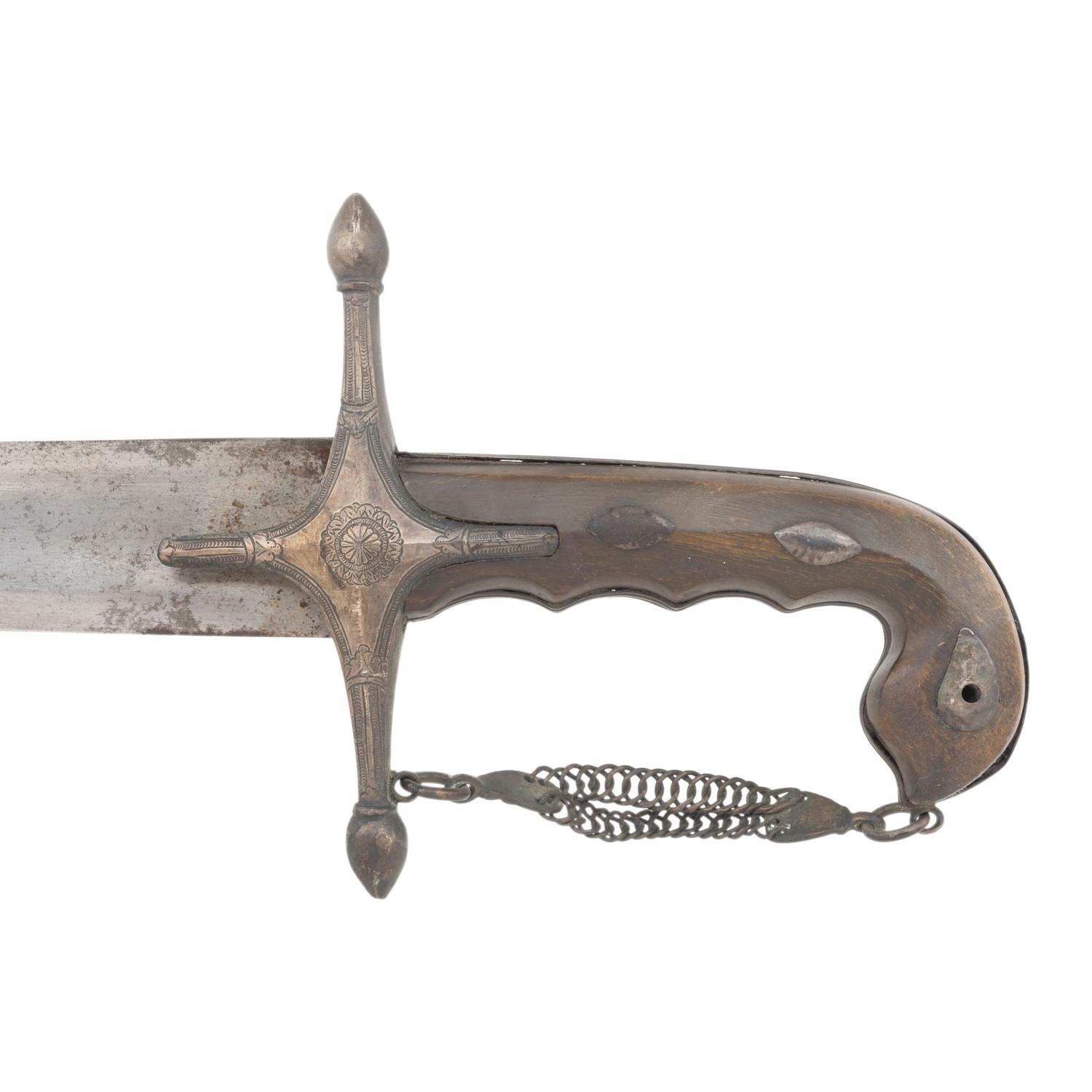 Ottoman Kilij Sword with Wood Lined Scabbard