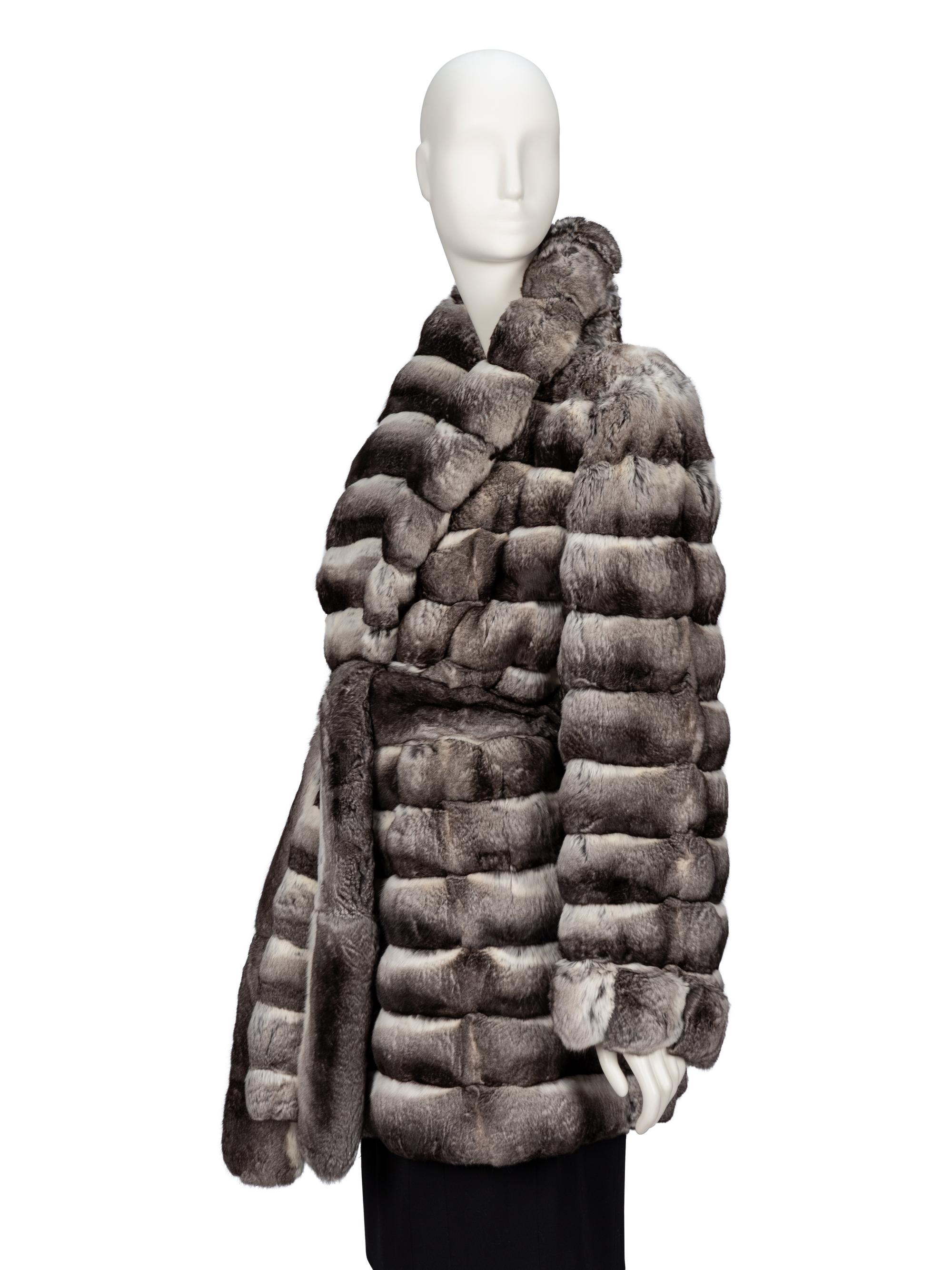 Mary McFadden, Chinchilla Fur Coat
