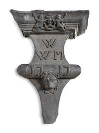 An English Lead Drain Hopper and Downpipe