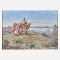 Paul Pascal (French, 1832–1903) Camel Riders Along the Nile; together with three companions