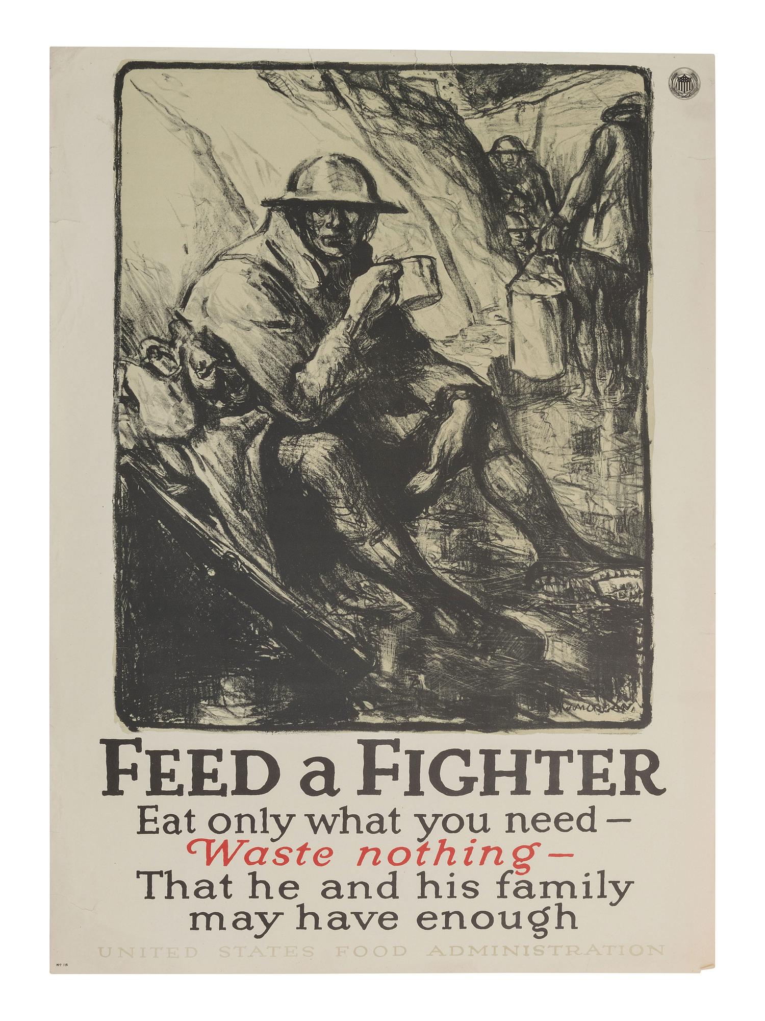[WWI]. 5 posters issued by the Red Cross and the US Food Administration.