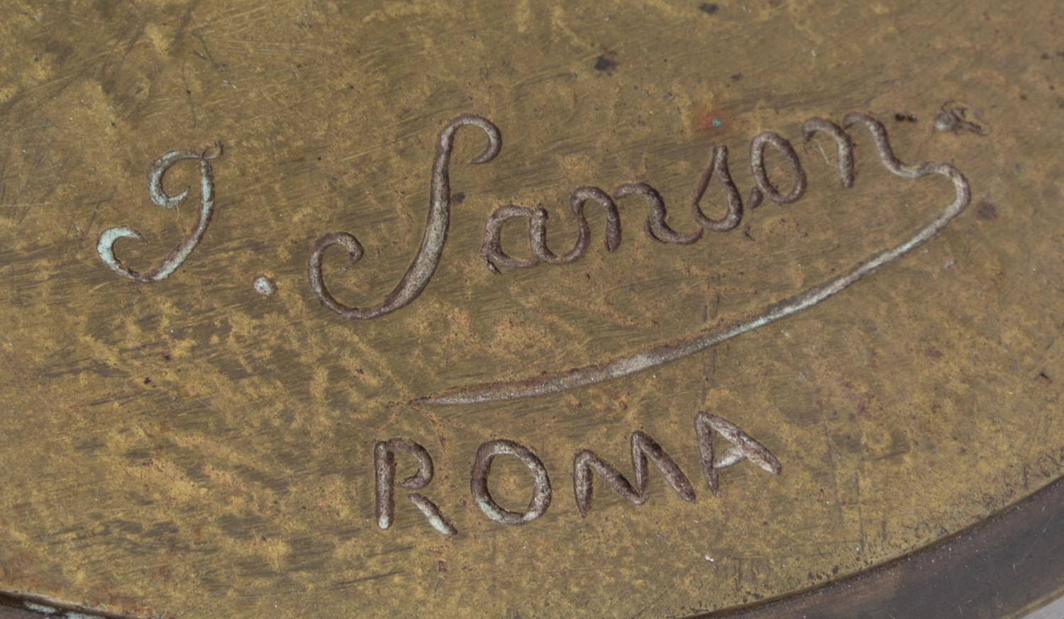 An Italian Gilt Bronze Figure Height 28 inches. — J. SAMSON
