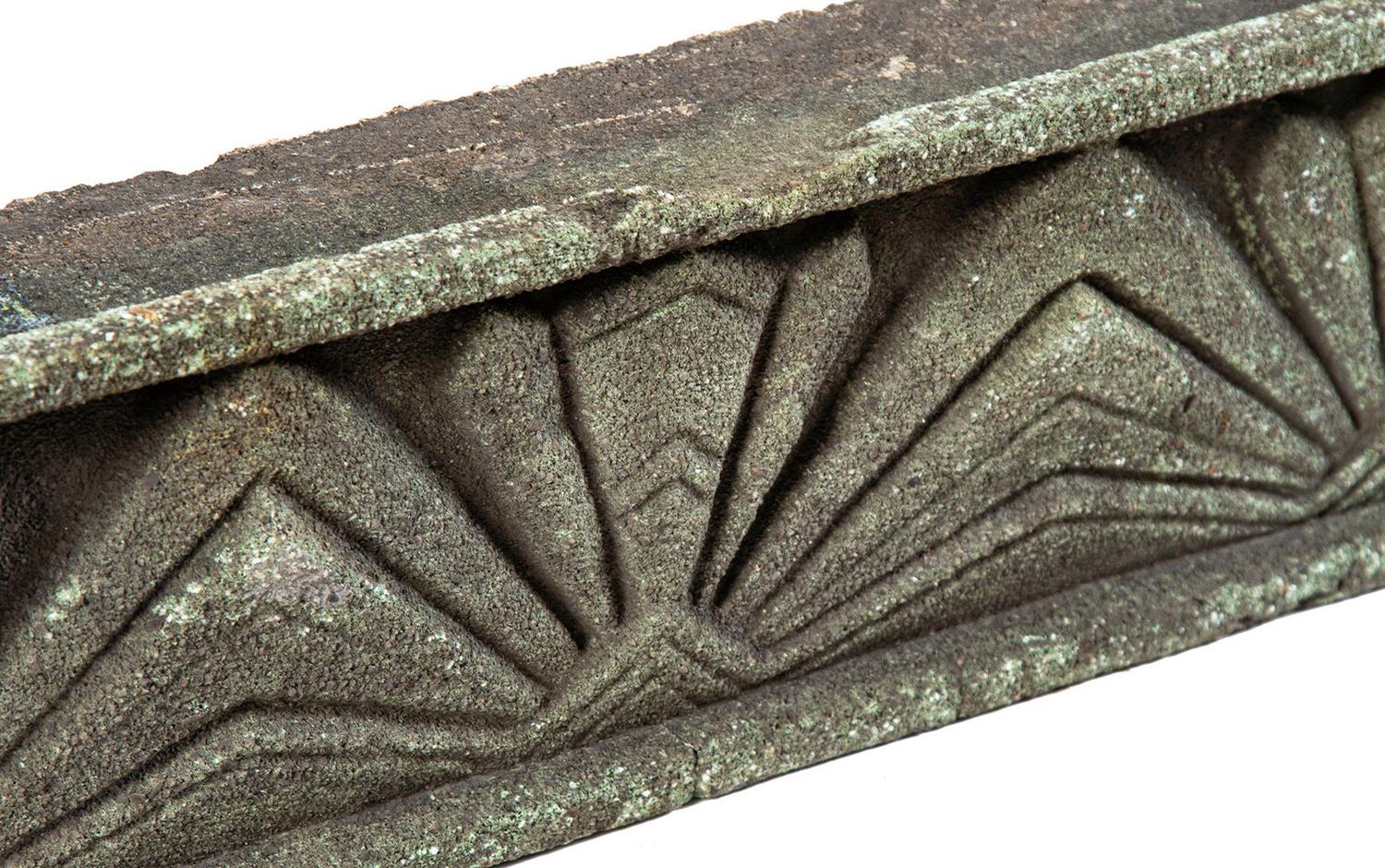 An Art Deco Cast Stone Panel