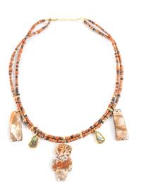 Attributed to Martha Struever (American, 1931–2017) Two Strand Necklace Length 16 inches