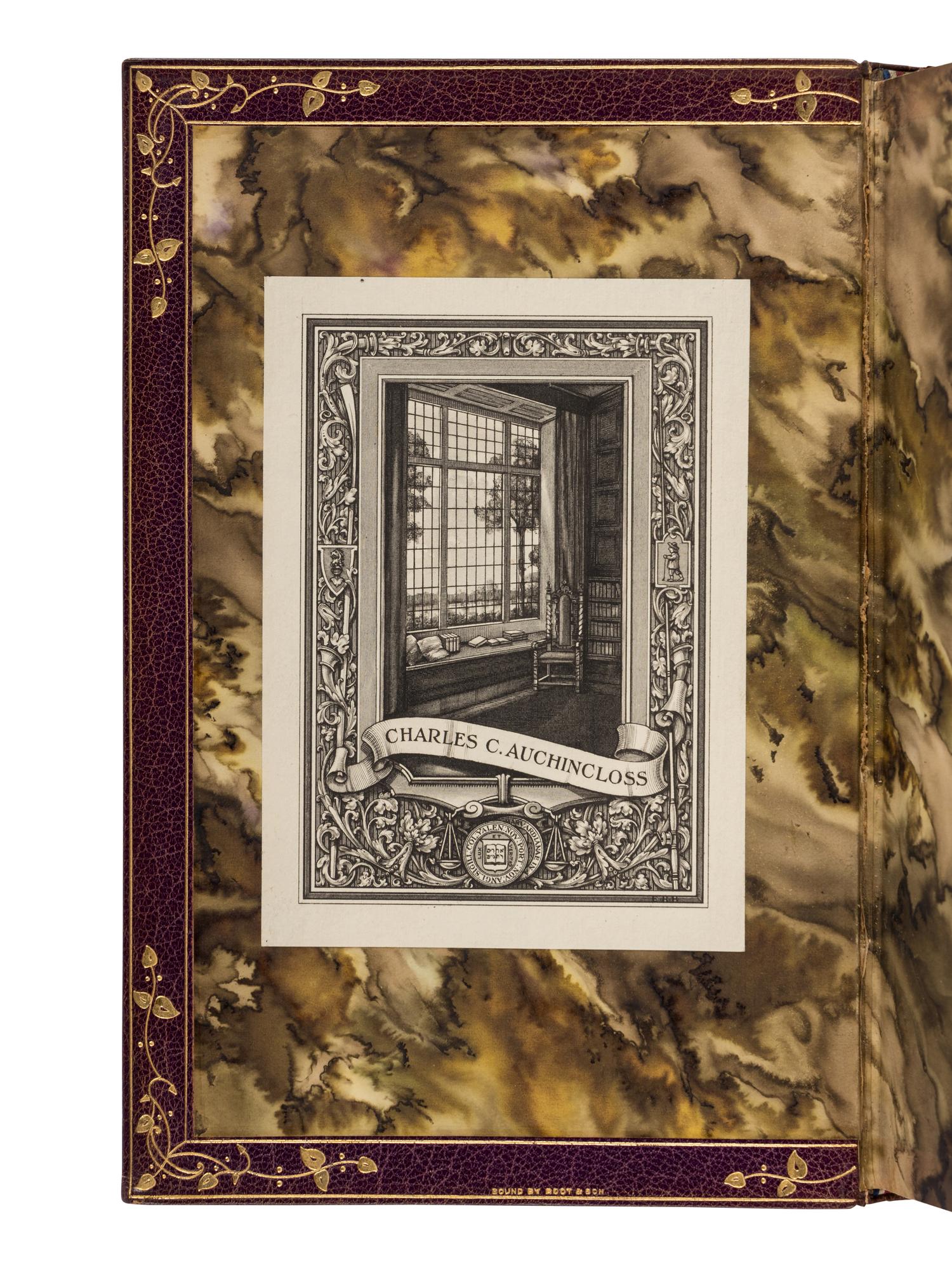 [BINDINGS]. ELIOT, George (1819-1880). Adam Bede . 3 volumes. -- Daniel Deronda . 4 volumes. -- CROSS, John Walter (1840-1924). George Eliot's Life as Related in her Letters and Journals . 3 volumes. Edinburgh and London: William Blackwood and Sons, 1859, 1876, 1885.
