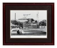 A Signed Autograph Photographic Print Depicting “The Big Hit” Formerly Displayed at Mike Ditka’s Restaurant