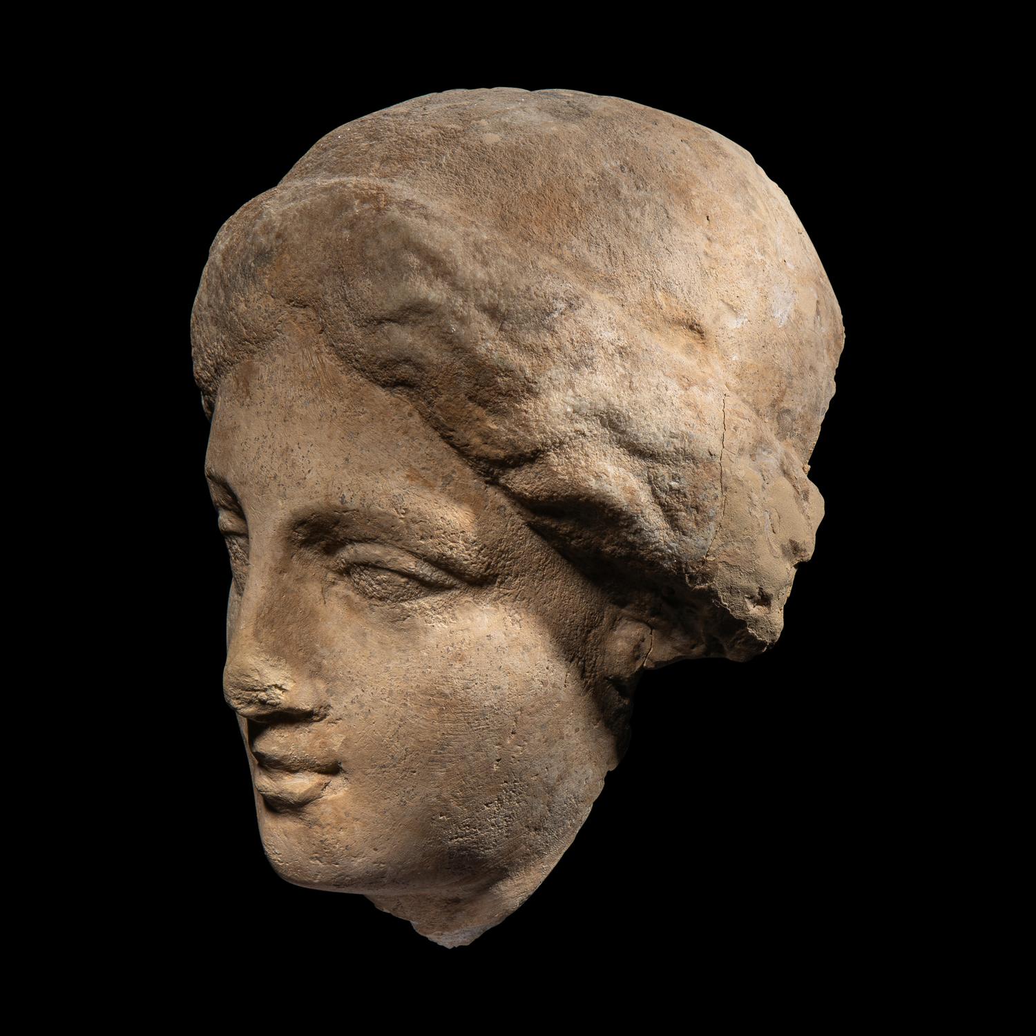 A Greek Marble Female Head